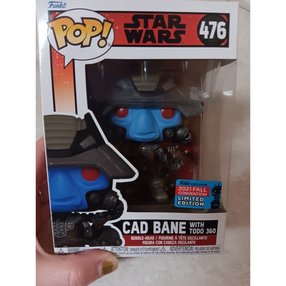 CAD BANE with Todo 360 - Pop #476 - 2021 Fall Convention - Star Wars Damaged box